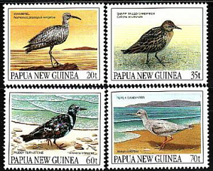 Папуа Новая Гвинея, 1990, Птицы, 4 марки